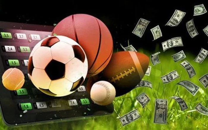 Layar pertandingan olahraga dengan informasi liga dan jadwal